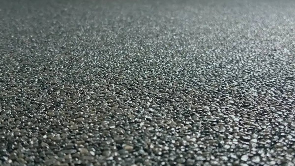 Su geçiren drenajlı taş halı yüzeyi