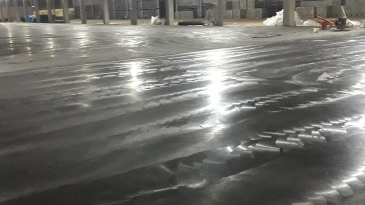 BASTÜRK CAM — Beton Silim Parlatma Uygulaması